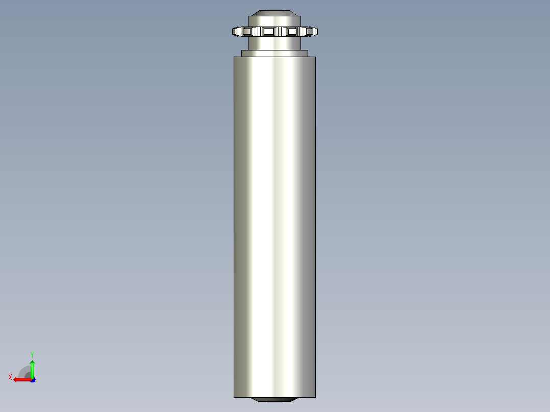 SD1-08B11T-D60X2.0T-AGL283-RL250-C1动力钢制单排齿输送滚筒后视图