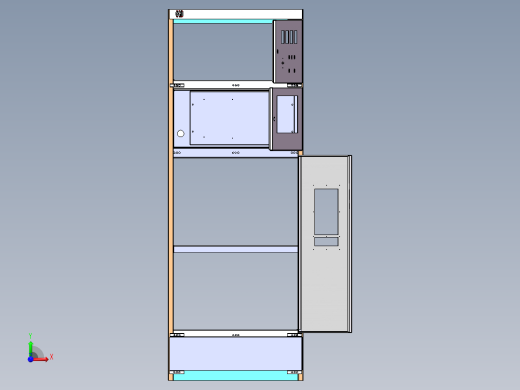 进线柜GGD带计量前视缩略图
