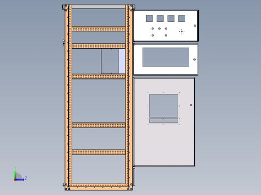 进线柜GGD带计量左视缩略图