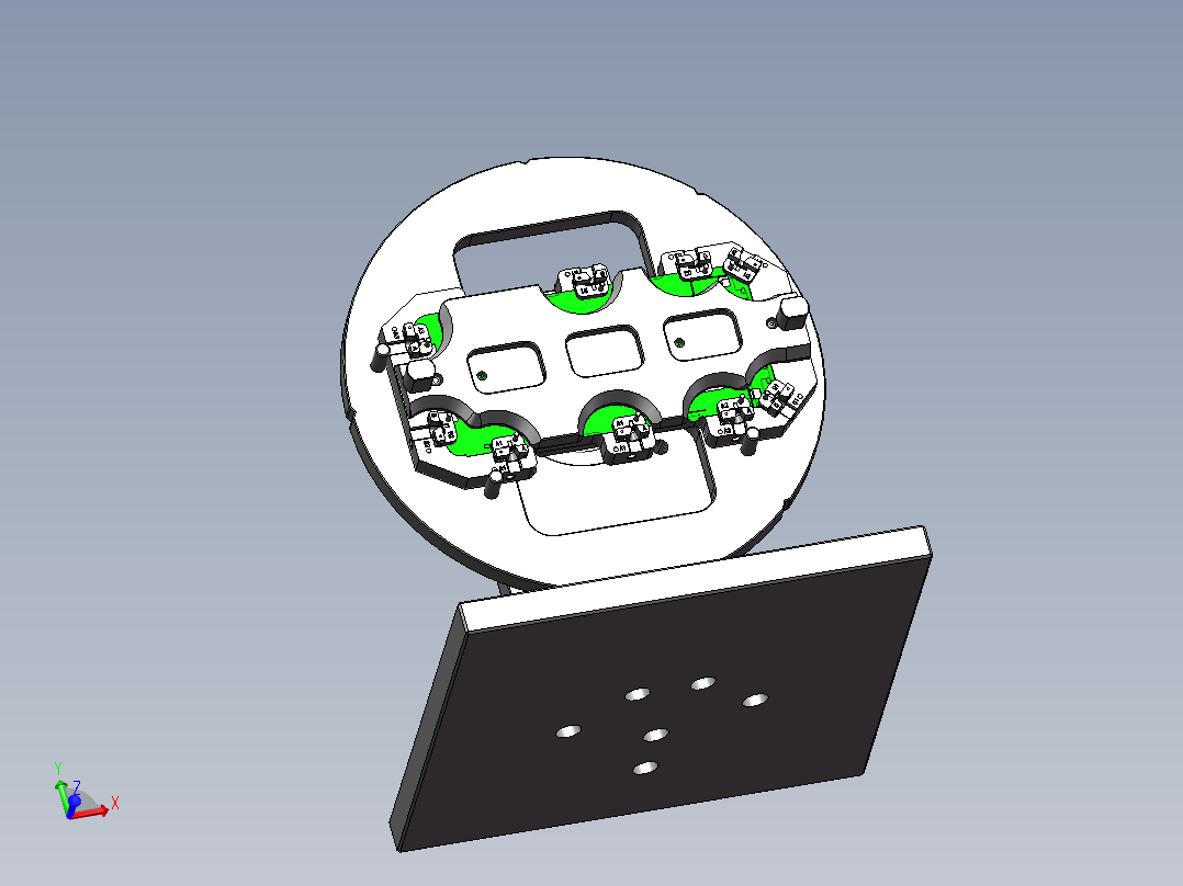 焊接 nut 9x 工站总治具（磁压）