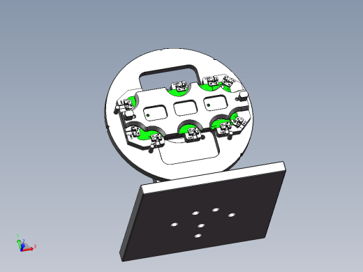 焊接 nut 9x 工站总治具（磁压）