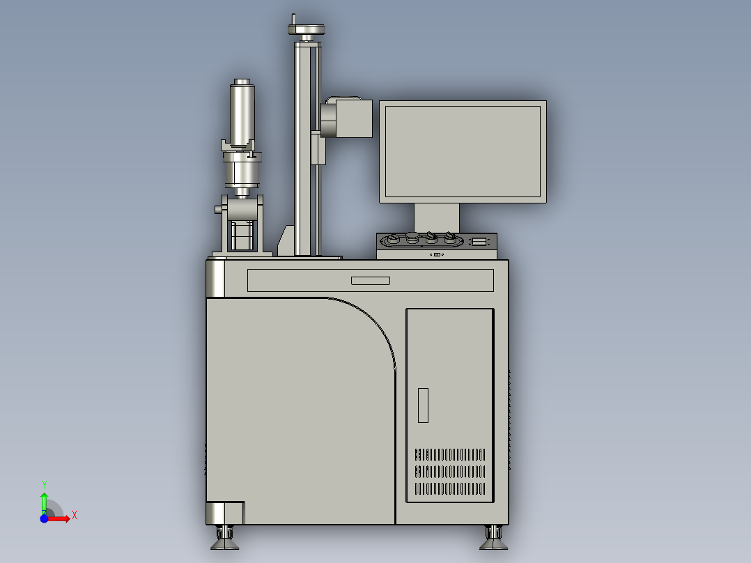 非标激光打标设备前视图
