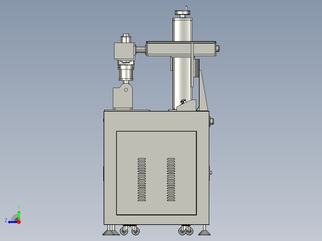 非标激光打标设备右视图