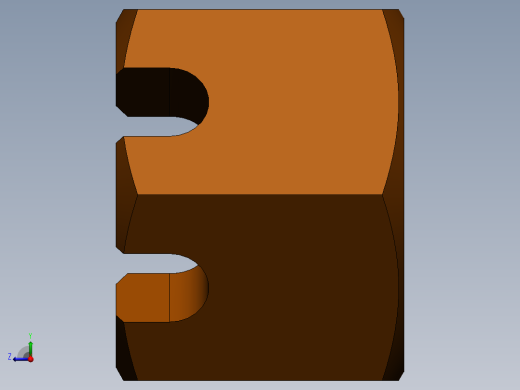 槽形螺母M10右视缩略图