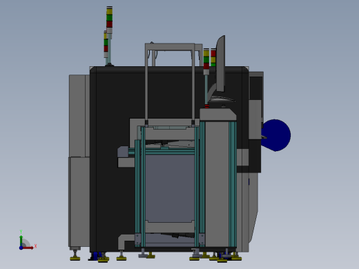 G955 SMT流程生产线3D图前视缩略图