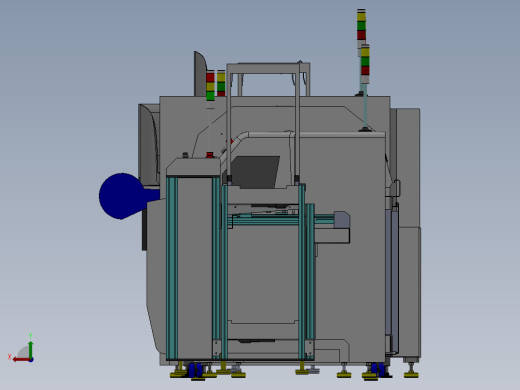 G955 SMT流程生产线3D图后视缩略图