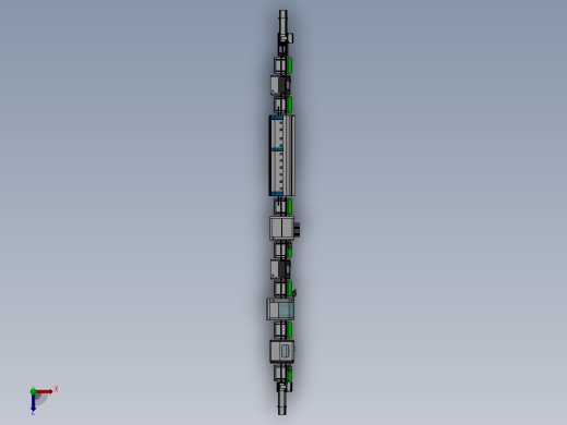 G955 SMT流程生产线3D图俯视缩略图