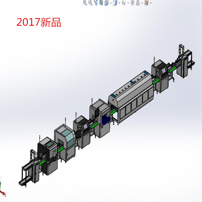 G955 SMT流程生产线3D图