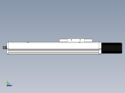 Toyo东佑达直线模组-ECH14-250-BC-400W左视缩略图