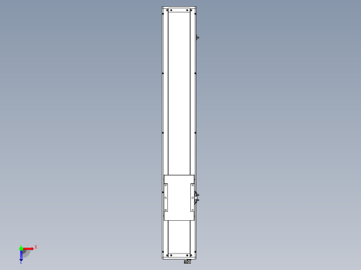 Toyo东佑达直线模组-ECH17-800-M-400W+煞車俯视缩略图
