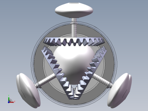 蛇形机器人SolidWorks设计前视缩略图