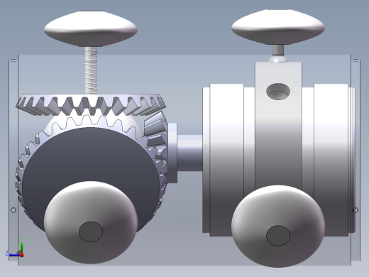 蛇形机器人SolidWorks设计右视缩略图