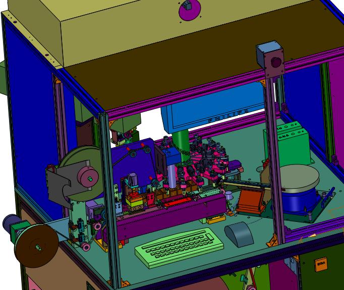 芯片自动打标检测包装一体机