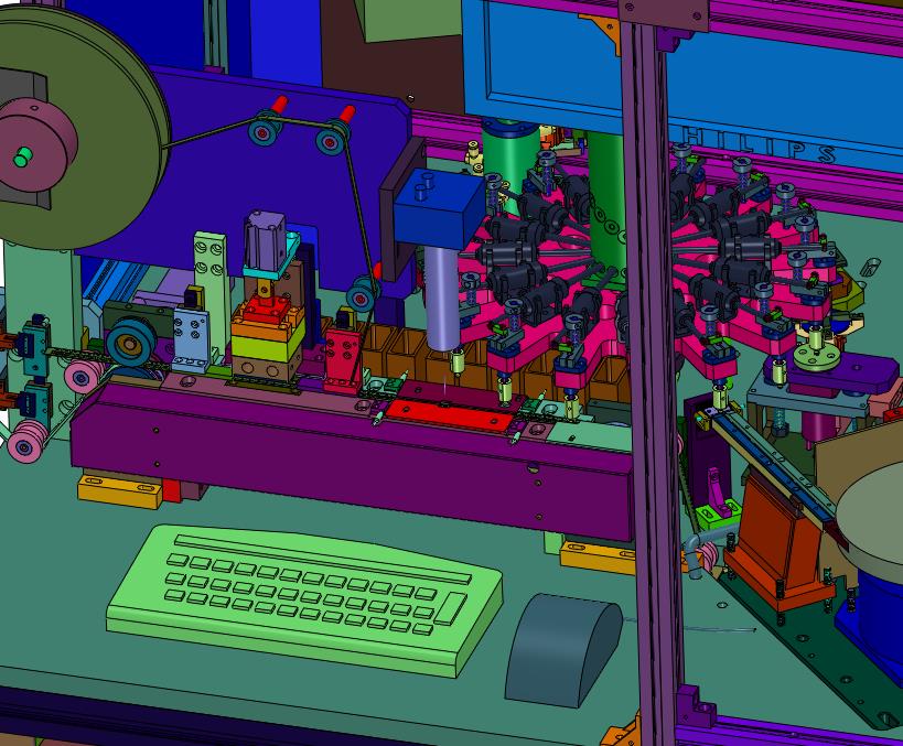 芯片自动打标检测包装一体机