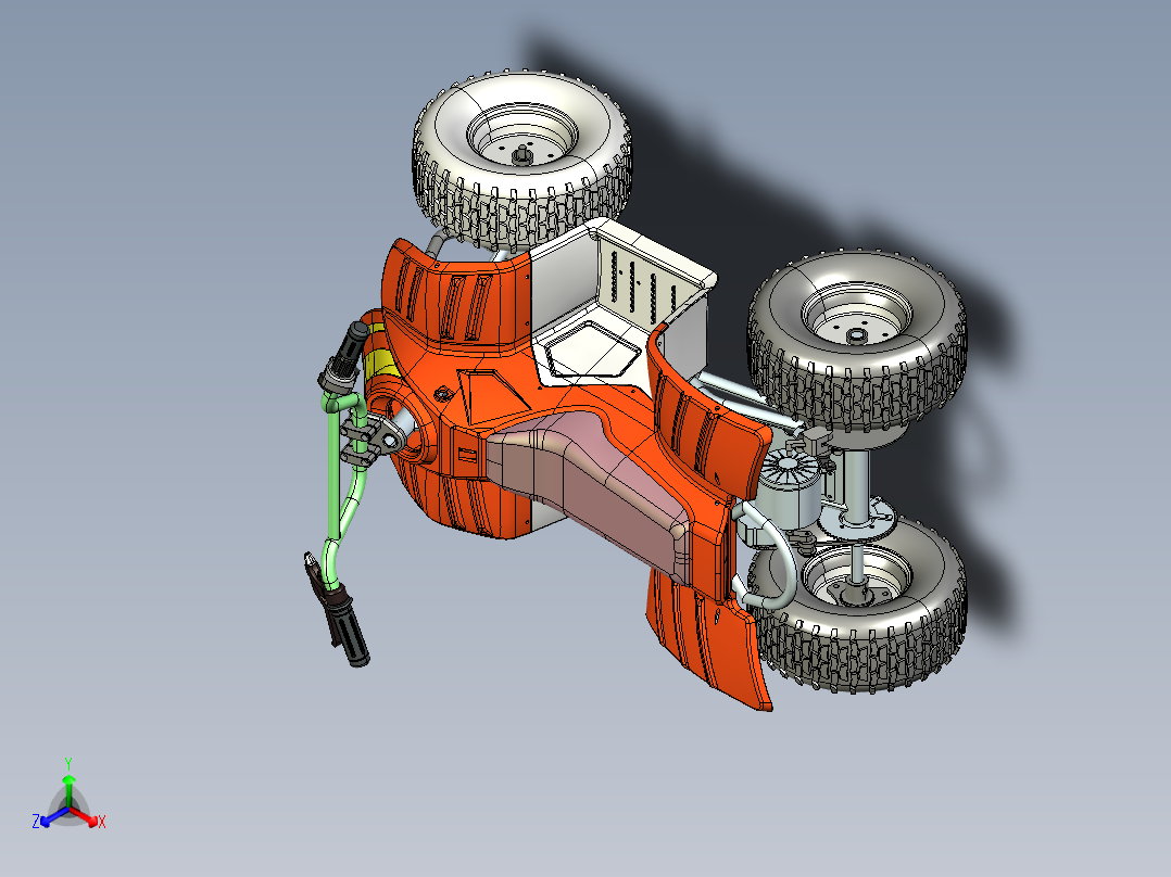 沙滩车完整3D图样