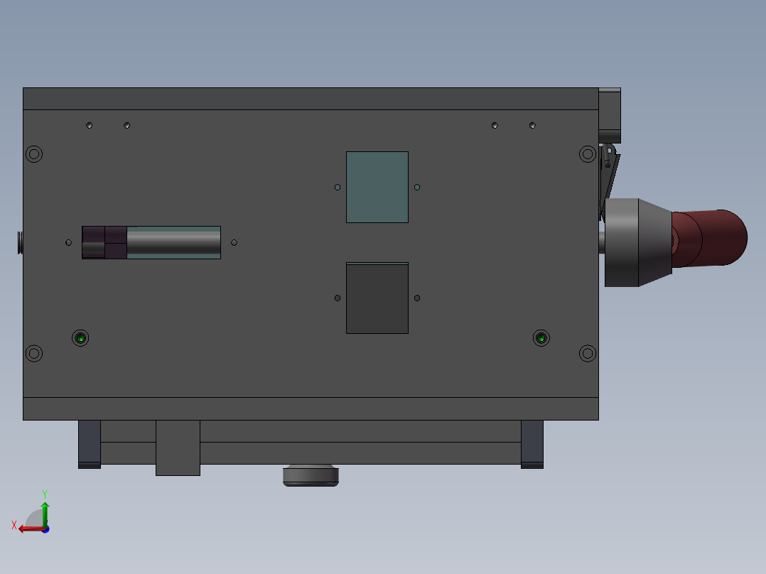 测试夹具感度检查器后视图