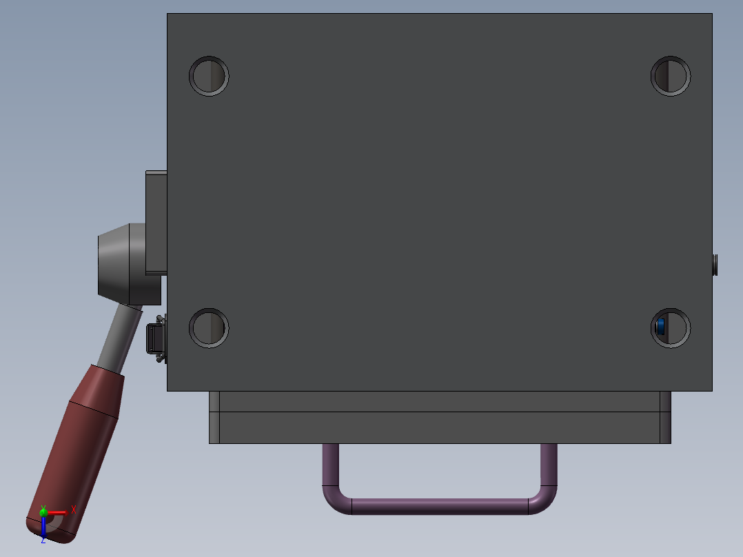 测试夹具感度检查器俯视图