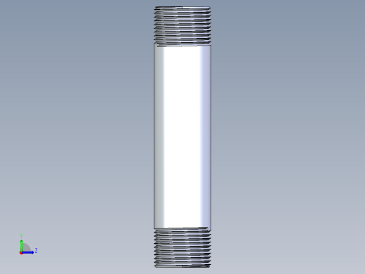 聚氯乙烯配件33-Sch80_Nipple_MPTxMPT_861-138_1in x 6in左视缩略图