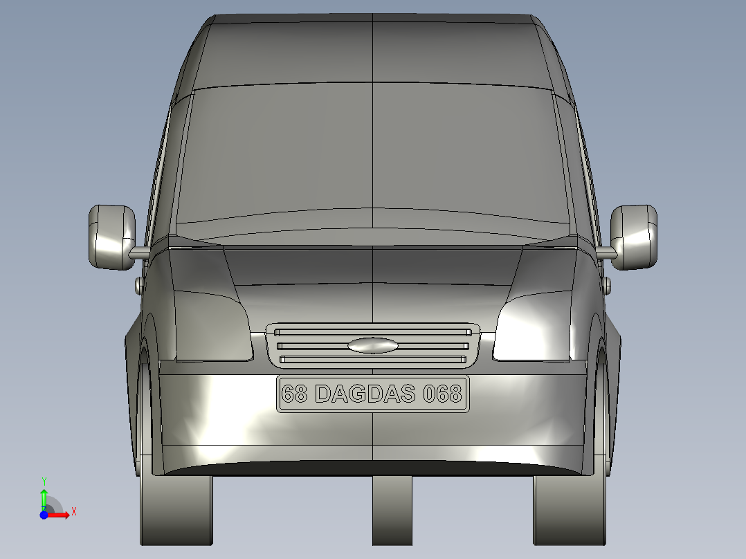 依维柯汽车前视图