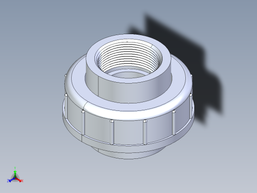 聚氯乙烯配件30-Sch80_Union T375_FPTxFPT_898-375-015_1.5in