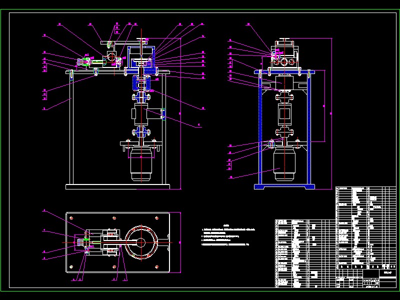 柱盘式多用滑动摩擦磨损机设计