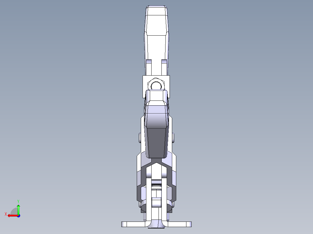 德克斯TUNKERS气缸数模T2-01U后视图