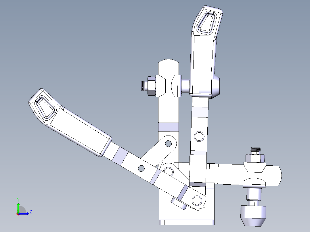 德克斯TUNKERS气缸数模T2-01U左视图