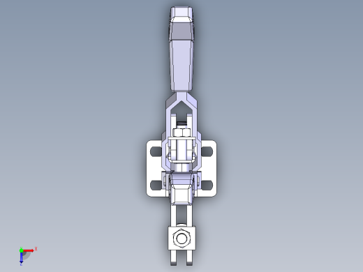 德克斯TUNKERS气缸数模T2-01U俯视缩略图