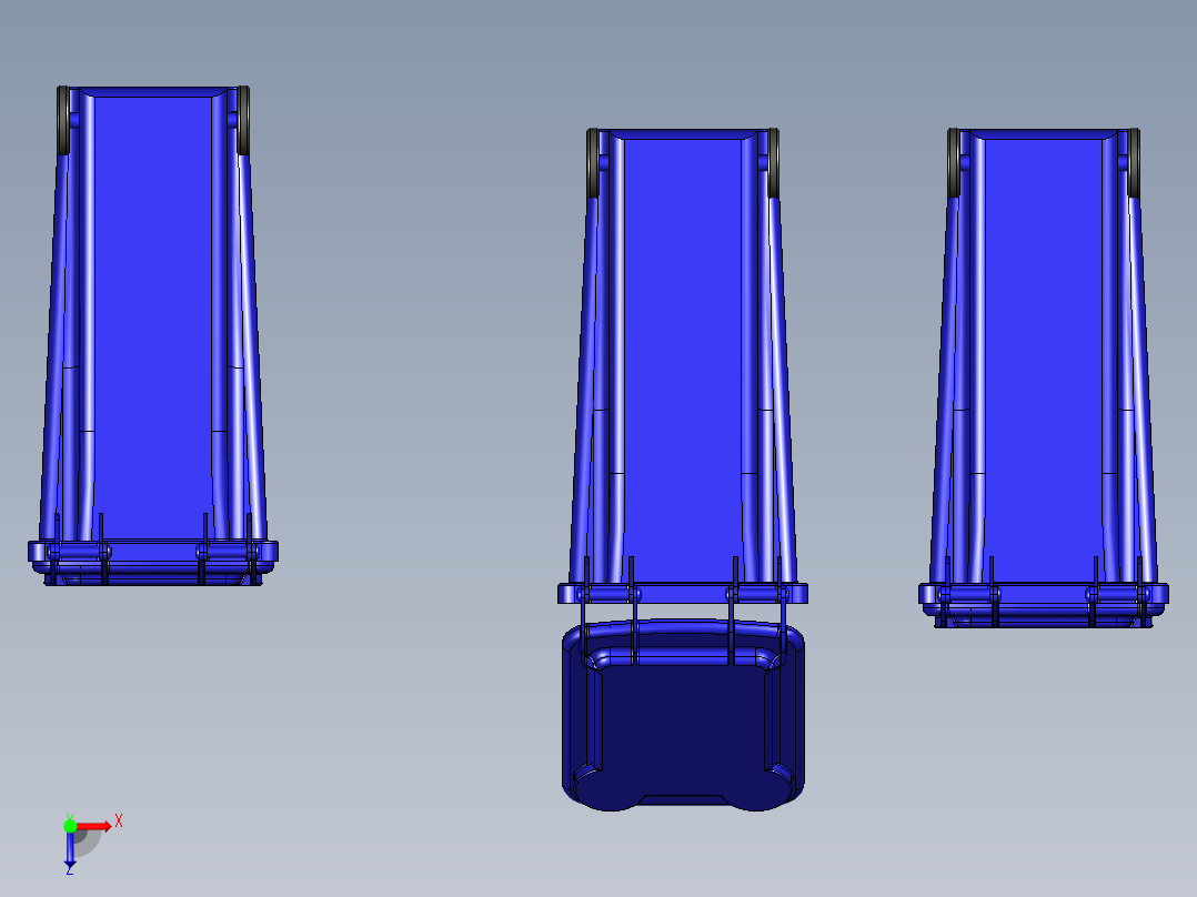 街道垃圾桶俯视图