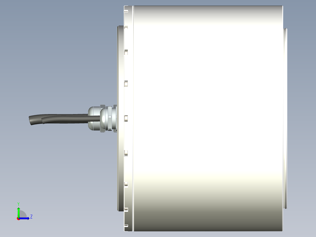 DMFE170-060RE4直驱电机左视图