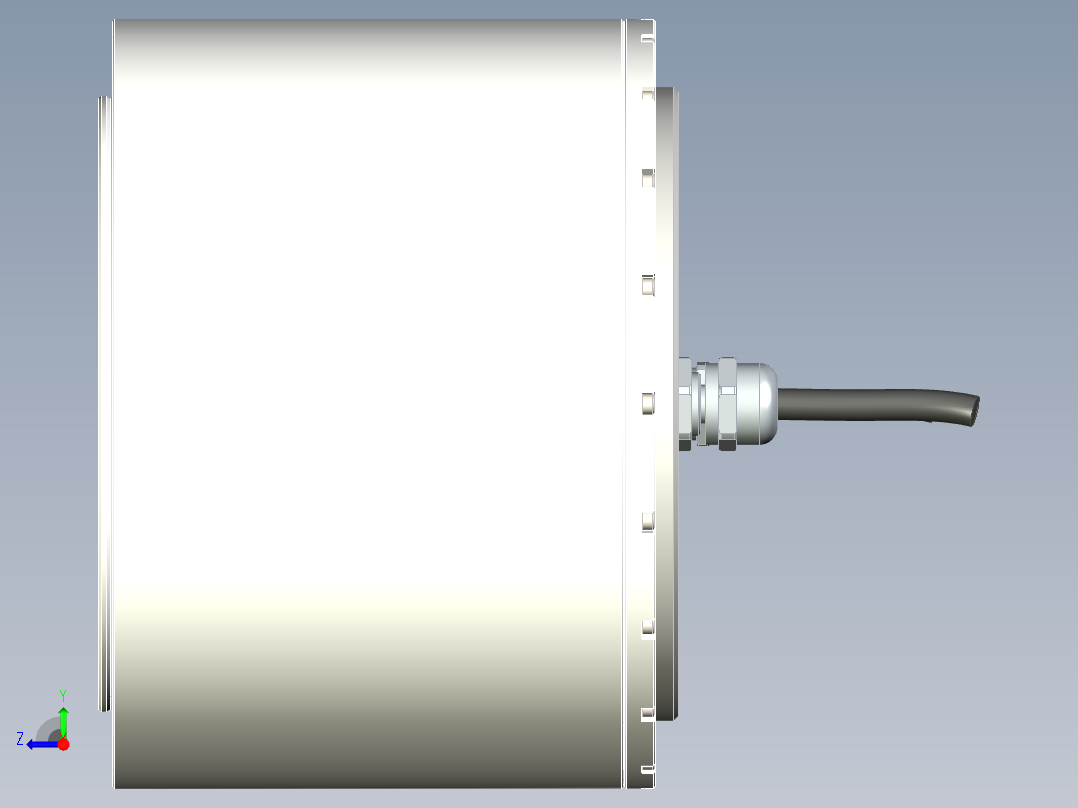 DMFE170-060RE4直驱电机右视图