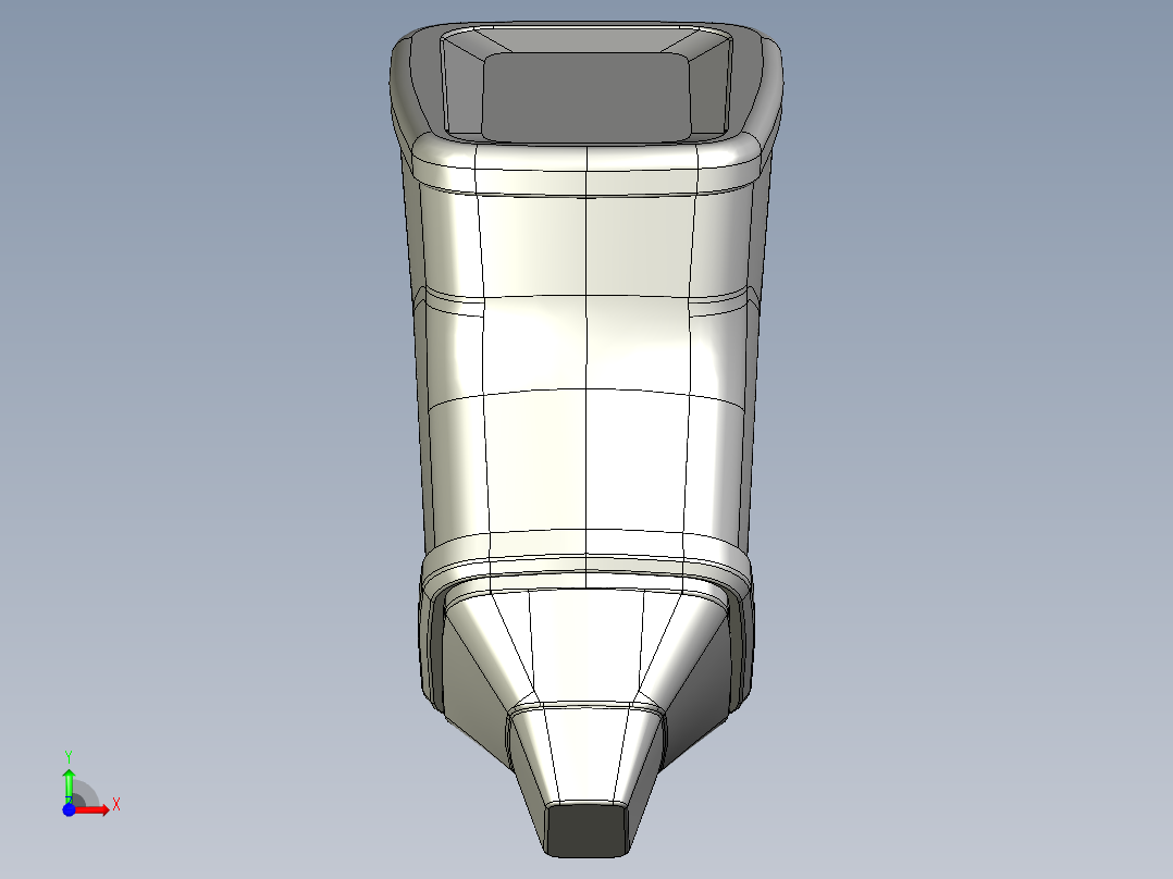 手持扫描设备前视图