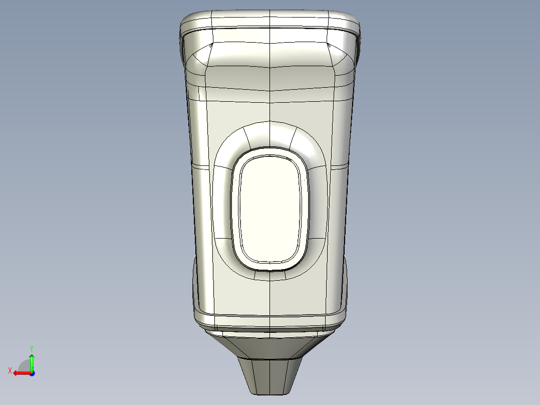 手持扫描设备后视图