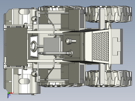 推土机模型俯视缩略图
