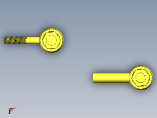 万向球头螺栓俯视缩略图