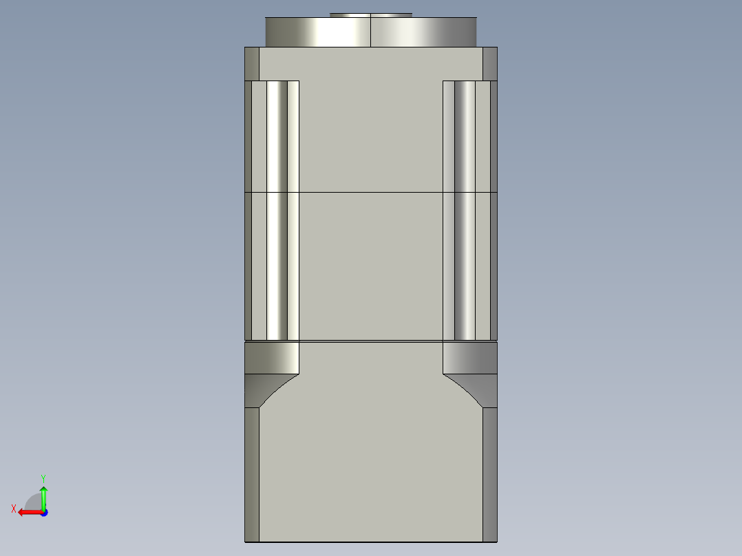 斜齿孔PGH060-L2 14-50-70-M5后视图