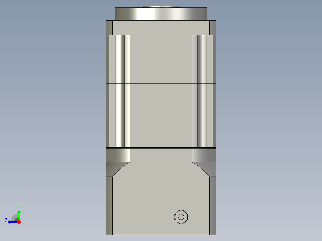 斜齿孔PGH060-L2 14-50-70-M5右视图