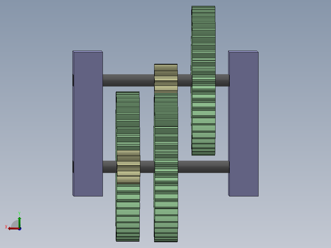 1251齿轮系后视图