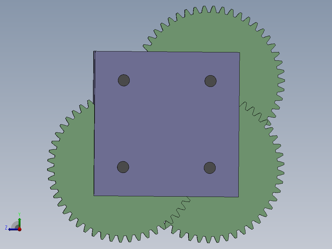 1251齿轮系右视图