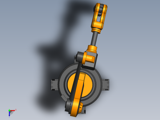 工业机械臂俯视缩略图