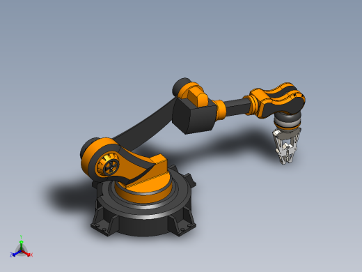 工业机械臂正等轴测缩略图