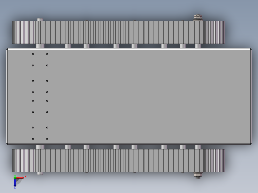 履带小车三维模型俯视缩略图