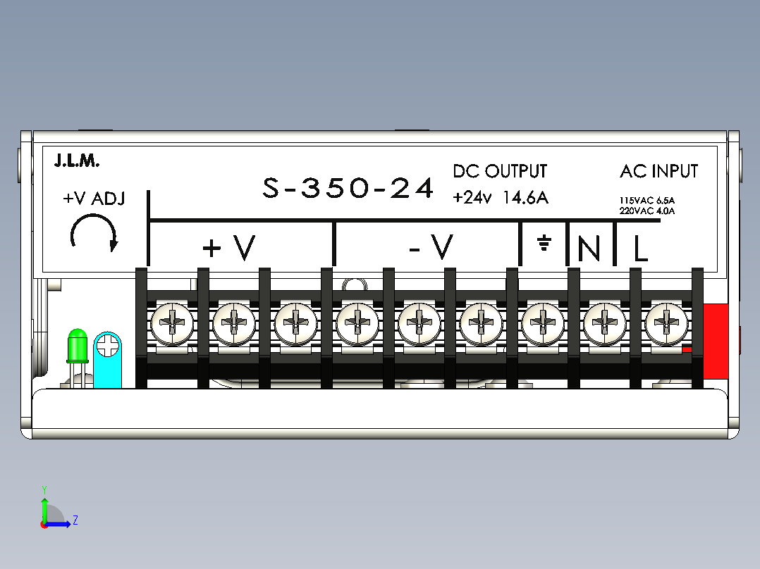 电源2 (5)左视图