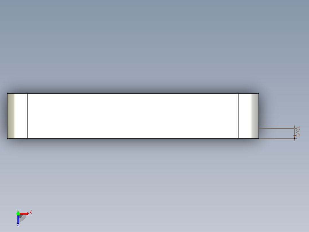 表面区域铣UG程序编程刀路俯视图