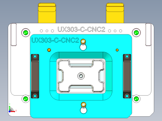 UX303-C-笔记本CNC工装夹具三维模型CNC2-0924前视缩略图