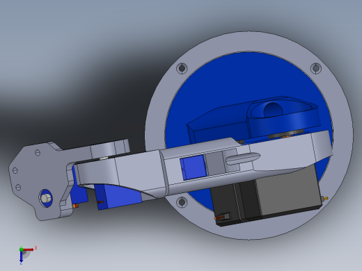 五轴机械臂1俯视缩略图