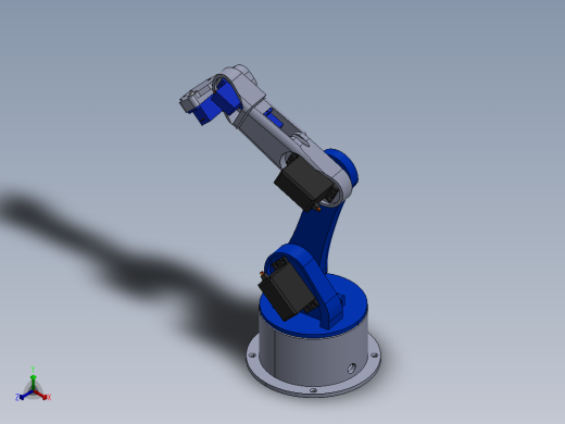 五轴机械臂1正等轴测缩略图