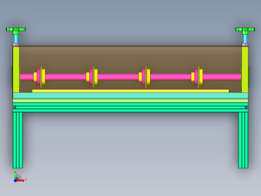 面包滚切刀设计前视缩略图