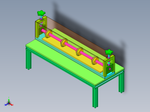 面包滚切刀设计正等轴测缩略图