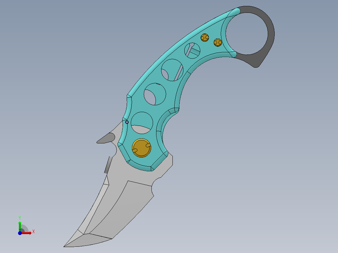 折刀KU439-A2前视图